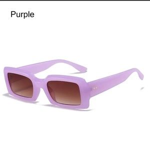 European And American Square Sunglasses Jelly Color Personality